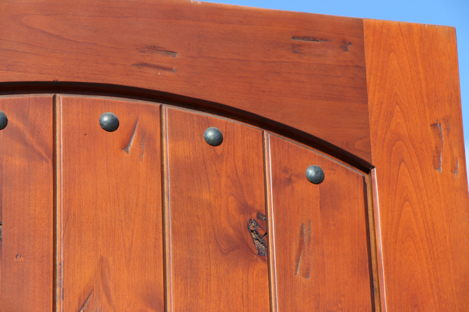 Distressed Wood Door closeup